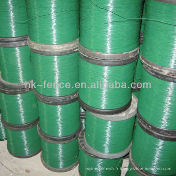 Fil enduit de PVC de haute qualité et coloré (usine)